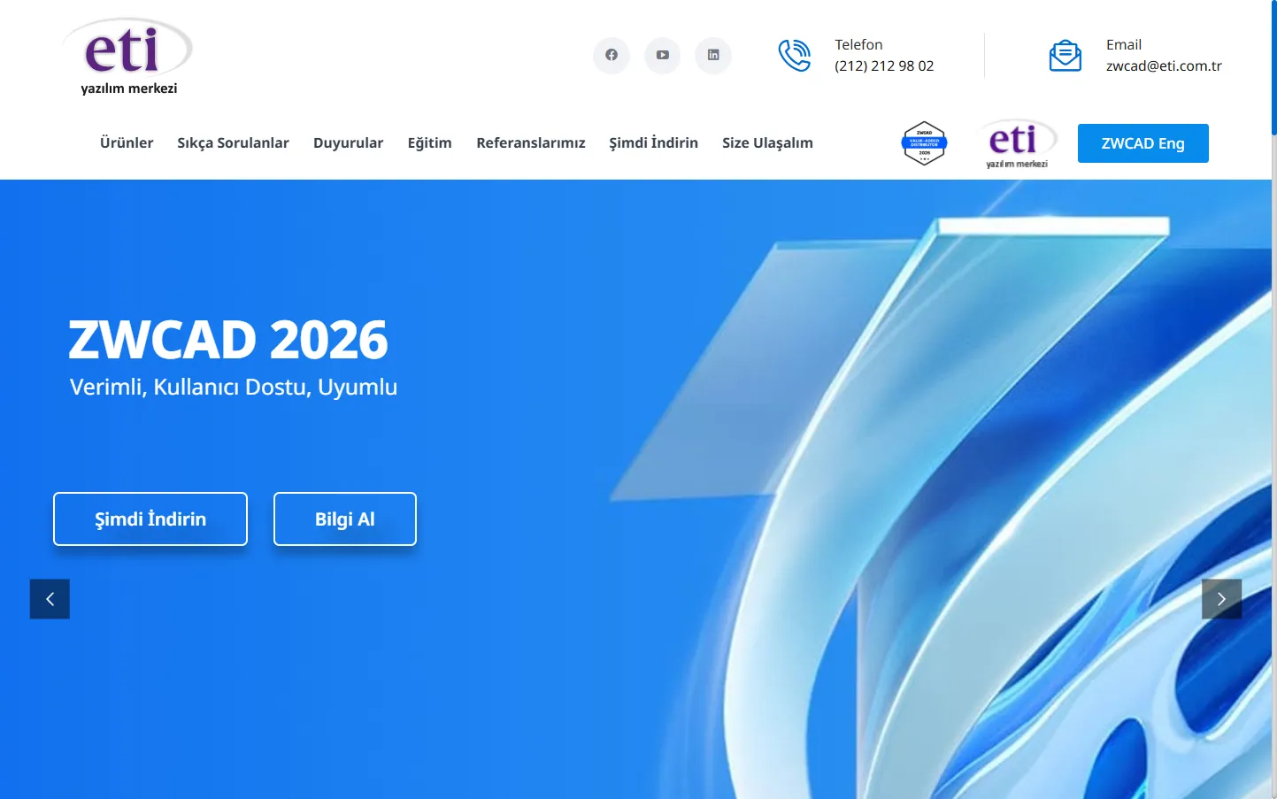 ZWCAD Türkiye Web Sitesi Yenileme